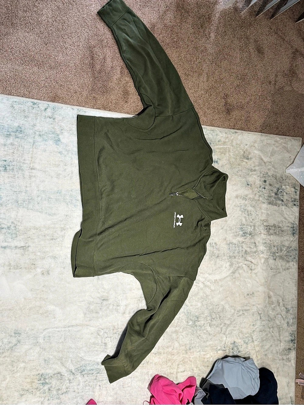 Under Armour Women's Green Hoodie Size Large